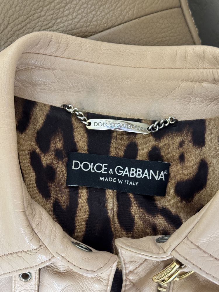 Dolce & Gabbana Dolce Gabbana Leather Jacket Size M / US 6-8 / IT 42-44 - 4 Thumbnail