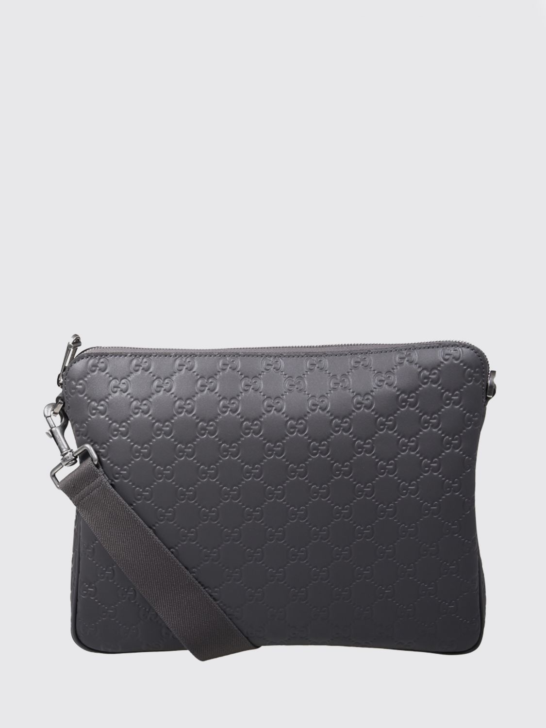 Gucci Gucci Shoulder Bag Men Grey Size ONE SIZE - 1 Thumbnail