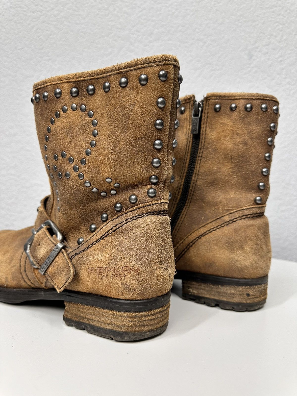 A.S.98 Vintage Leather Boots AS 98 Style Kapital Vibe Rick Owens Size US 7.5 / EU 40-41 - 2 Thumbnail