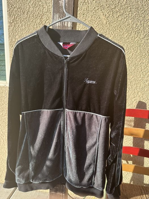 Supreme Supreme velour track jacket | Grailed