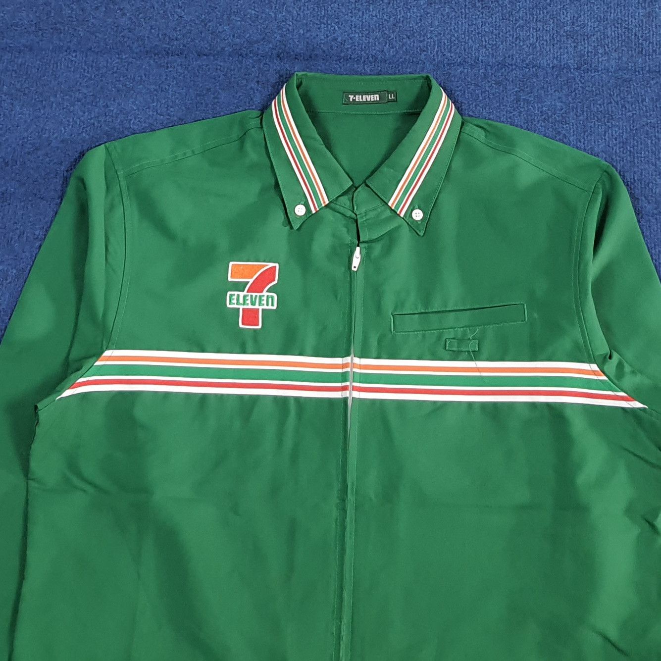 Japanese Brand Vintage 7 Eleven Japan Staff Uniform Jacket C301N5 Size US L / EU 52-54 / 3 - 2 Thumbnail