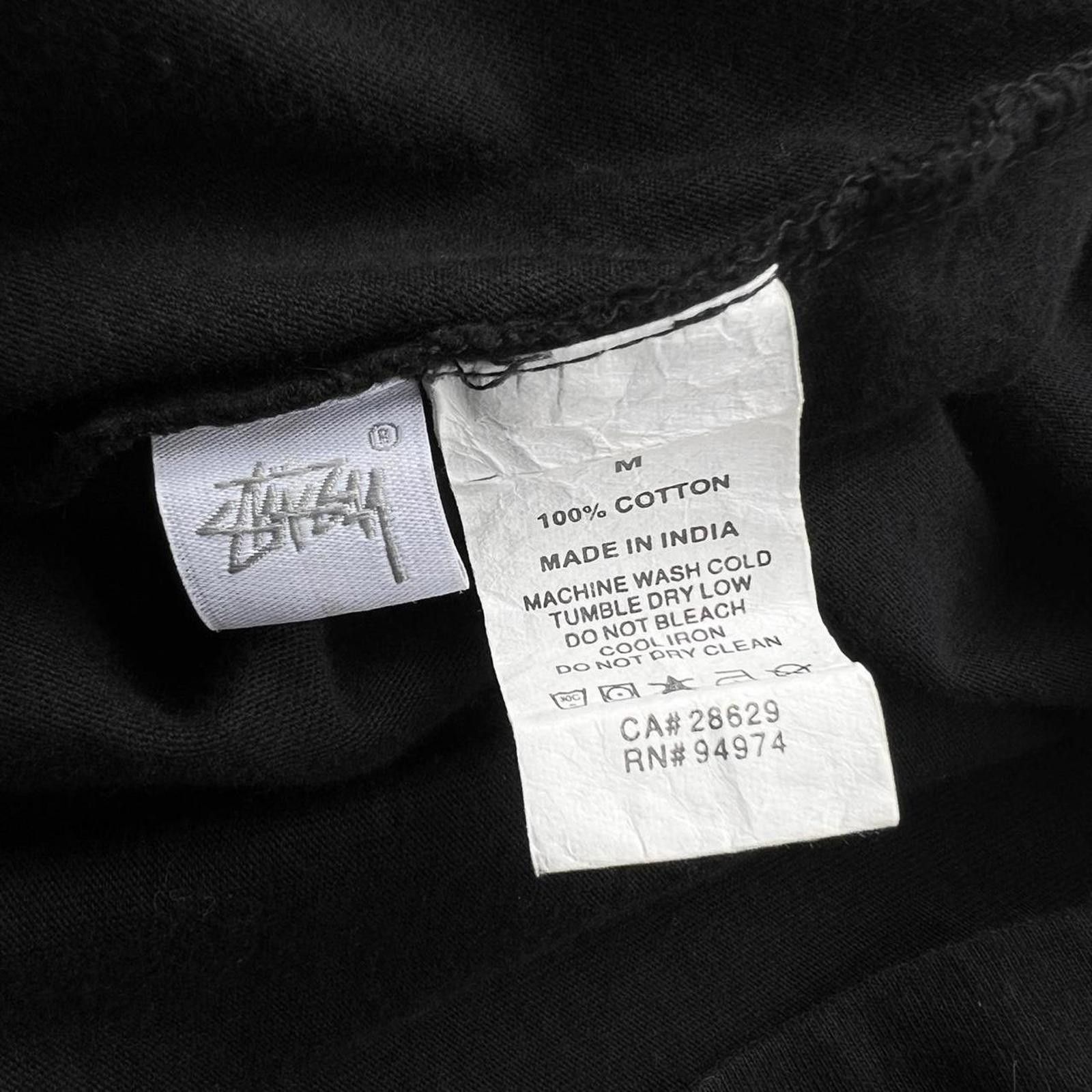Stussy Black Stüssy Jacquard Green Blue Trim Pocket T-shirt Size US M / EU 48-50 / 2 - 4 Thumbnail