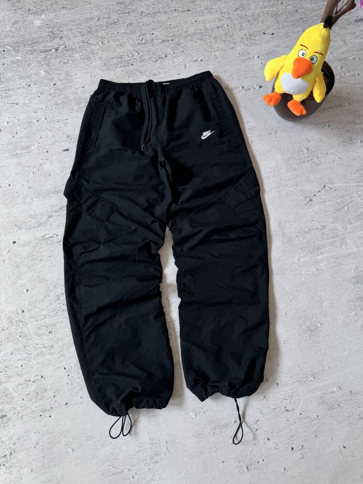 Nike × Vintage NIKE NYLON VINTAGE Y2K OVERSIZE BAGGY FIT PANTS SWEATPANTS Size US 32 / EU 48 - 1 Thumbnail