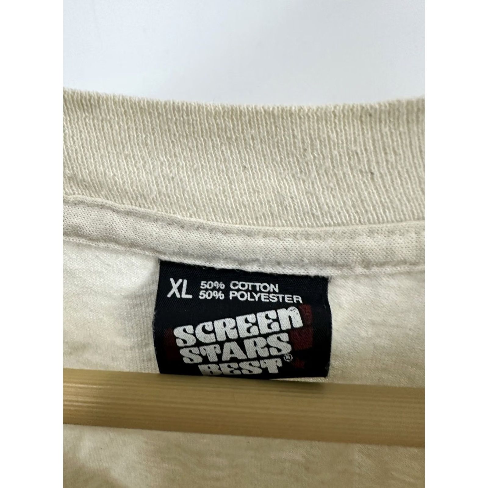 Vintage VTG 90s Sixty Something Novelty Single Stitch Birthday Age T-Shirt Size XL Shirt Mens Cream Size US XL / EU 56 / 4 - 3 Thumbnail