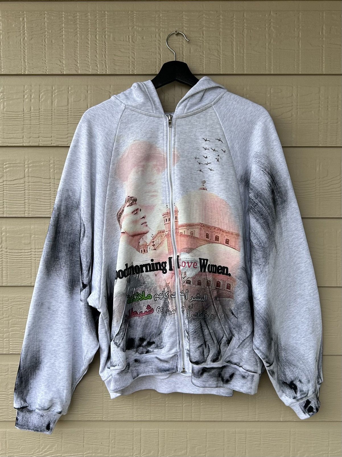 Praying × Streetwear NEW PRAYING ACUPUNCTURE GOOD MORNING HOODIE