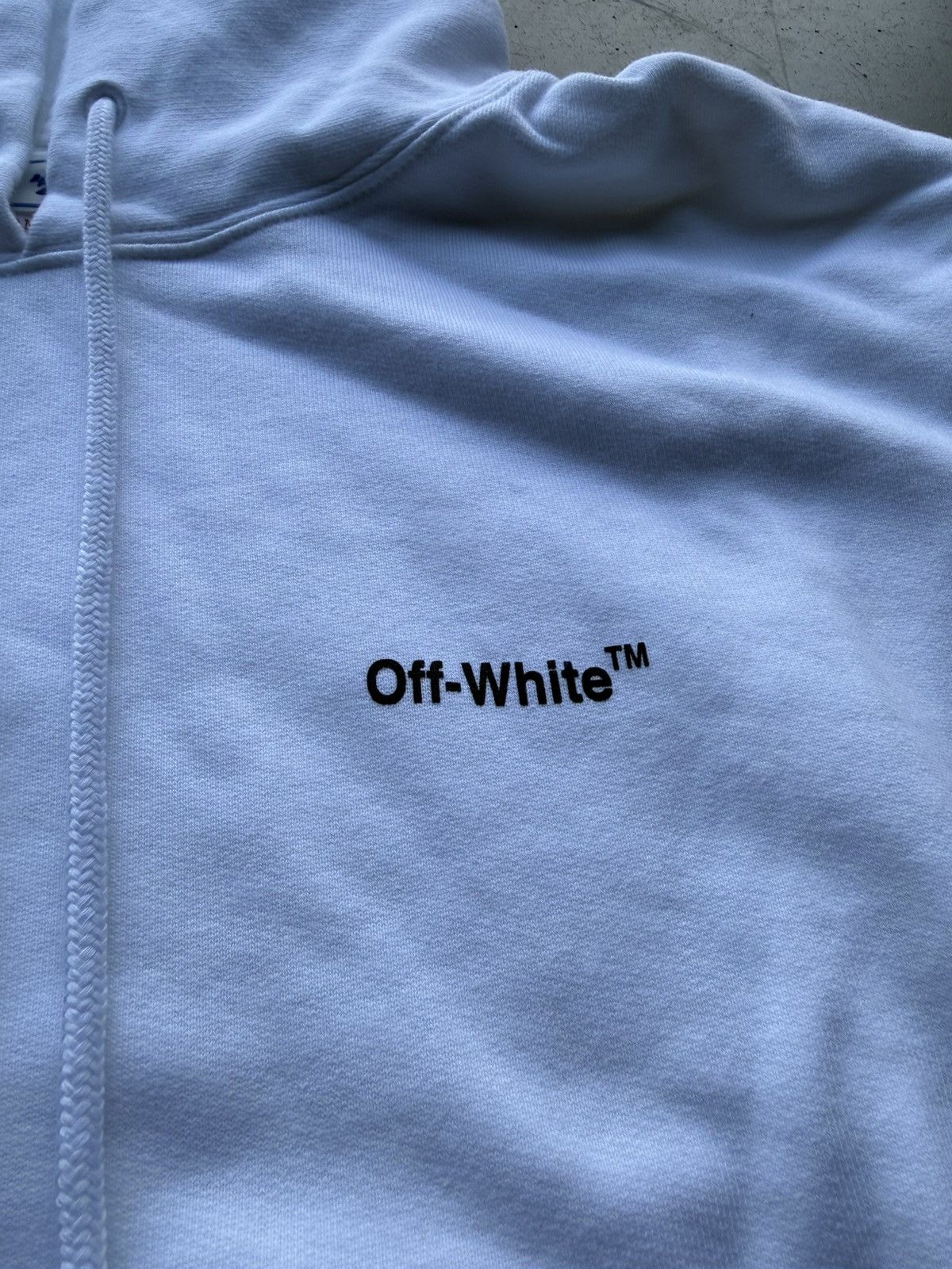 Off-White Off-White Diagonal Helvetica Oversized Hoodie White Size US S / EU 44-46 / 1 - 2 Thumbnail