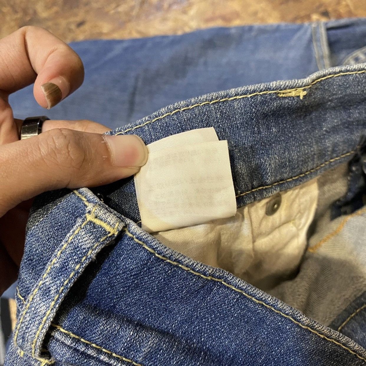 Designer × Issey Miyake × Japanese Brand Issey Miyake Ne-Net Buckle Back Jeans Size US 32 / EU 48 - 17 Thumbnail