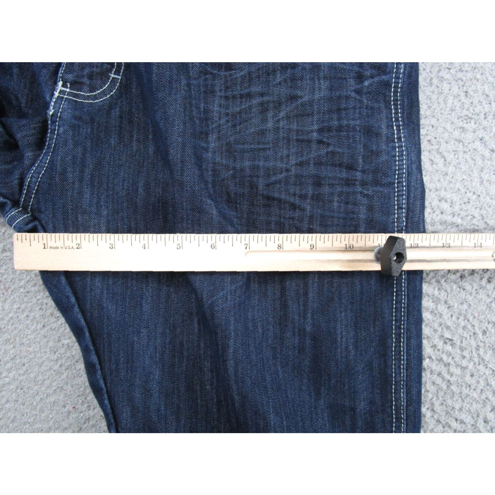 Southpole VINTAGE Southpole Jeans Hip Hop Style 5-Pocket Design Denim Blue Wide Straight 38x30 Mens Midwest Jeans Size US 38 / EU 54 - 7 Thumbnail