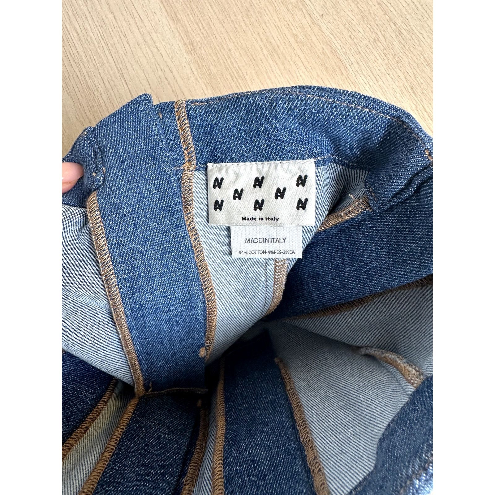 AVAVAV AVAVAV Multi Fly Denim Top - Size S - NEW Made In Italy Size S / US 4 / IT 40 - 6 Thumbnail