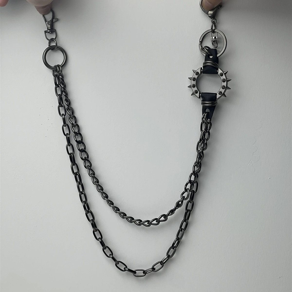 Jewelry Punk Style 2 layers waist keychain Size ONE SIZE - 2 Thumbnail