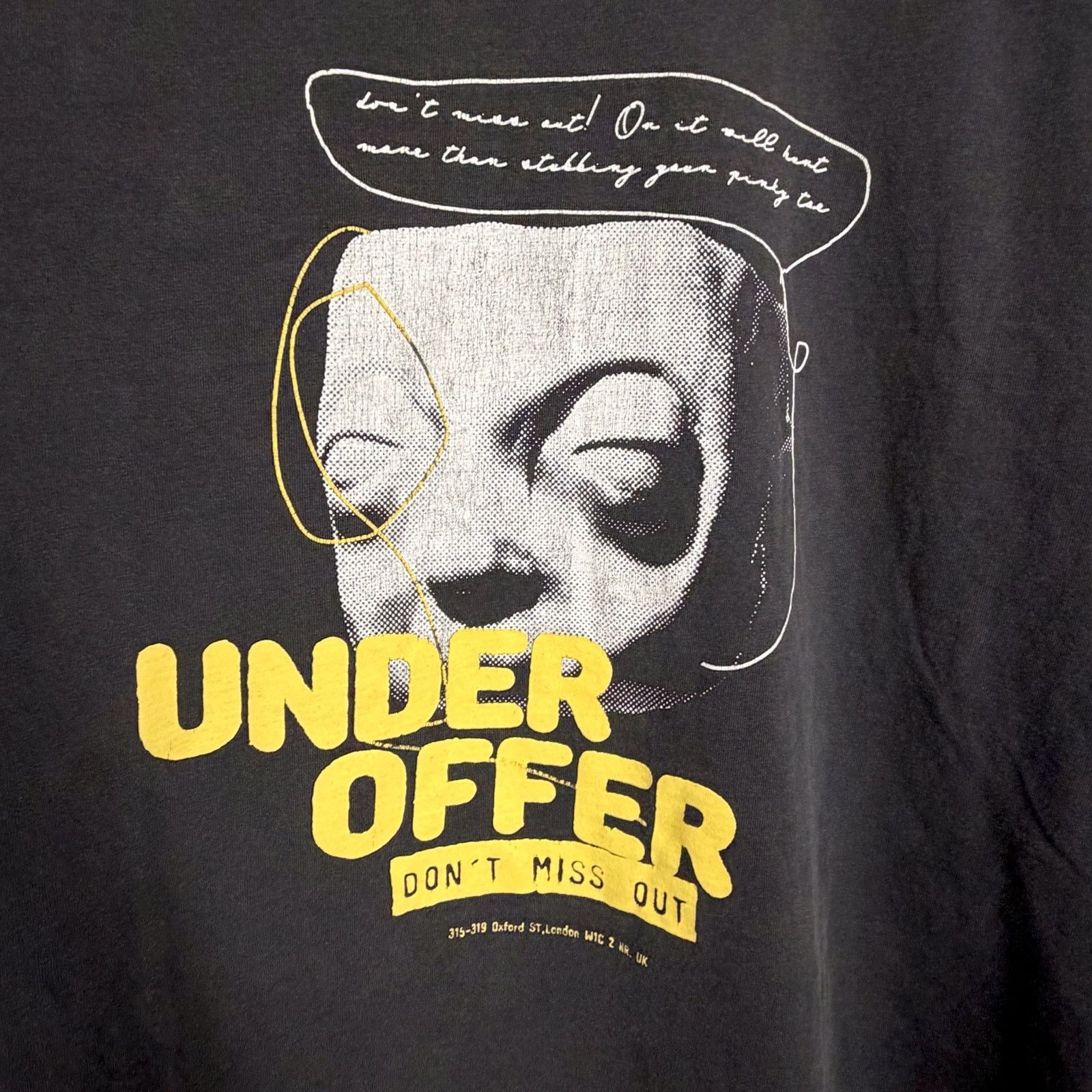 Pull & Bear Pull & Bear STWD Men's Medium Under Offer Graphic T Shirt Size US M / EU 48-50 / 2 - 4 Thumbnail