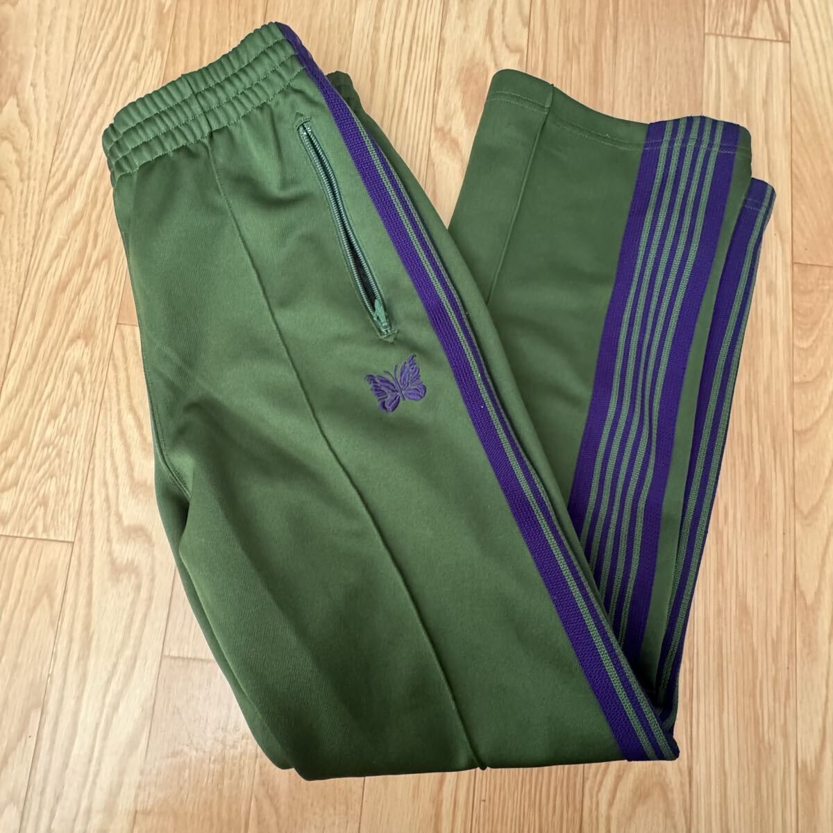 Needles Track Pants Bottoms Jersey XS Green Japan