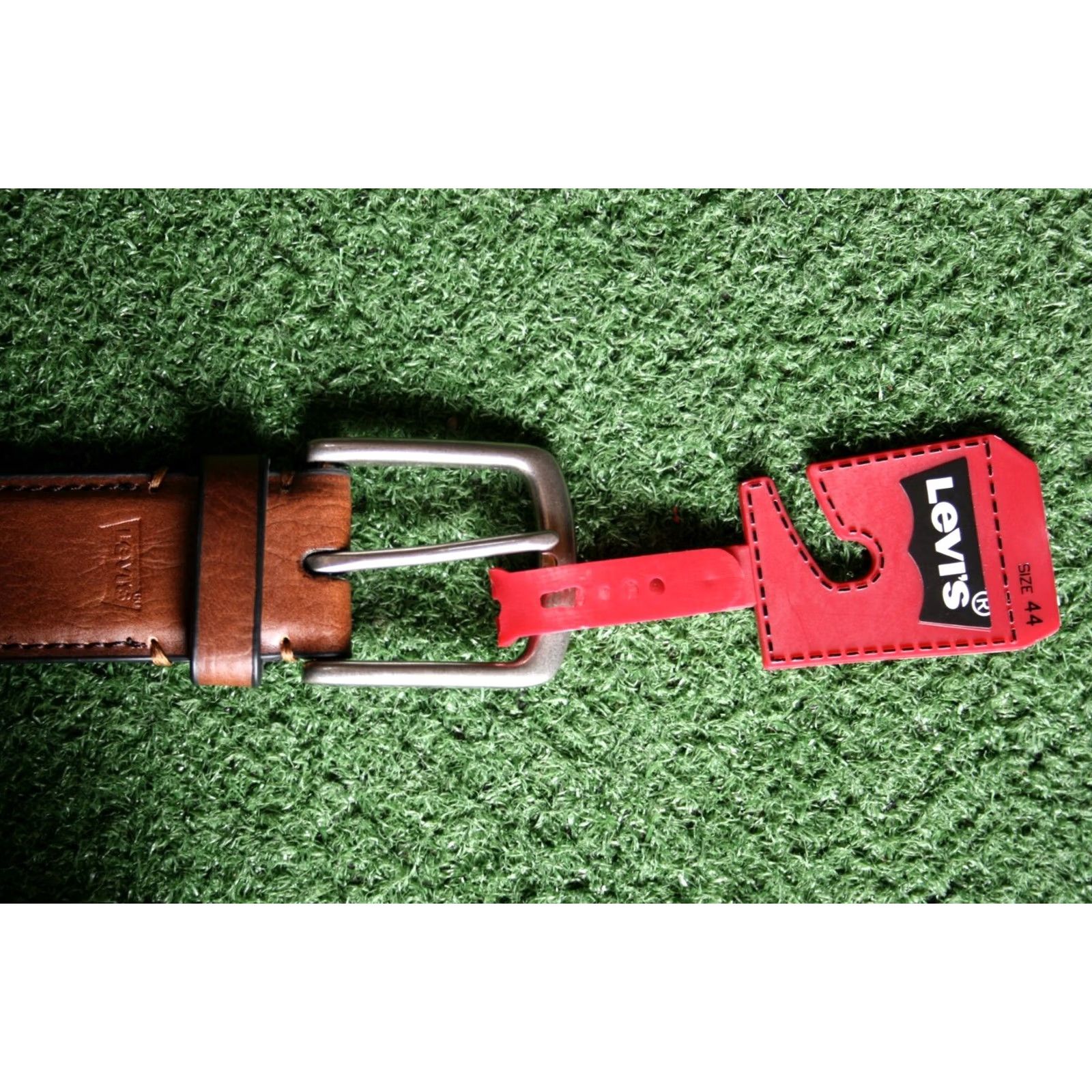 Levi's LEVI'S Stitched Tan Leather Lined Belt Men's 44 Dress Belt Leather Tan Mens 44 Levi's Stitched Belt Size US XXL / EU 58 / 5 - 2 Thumbnail