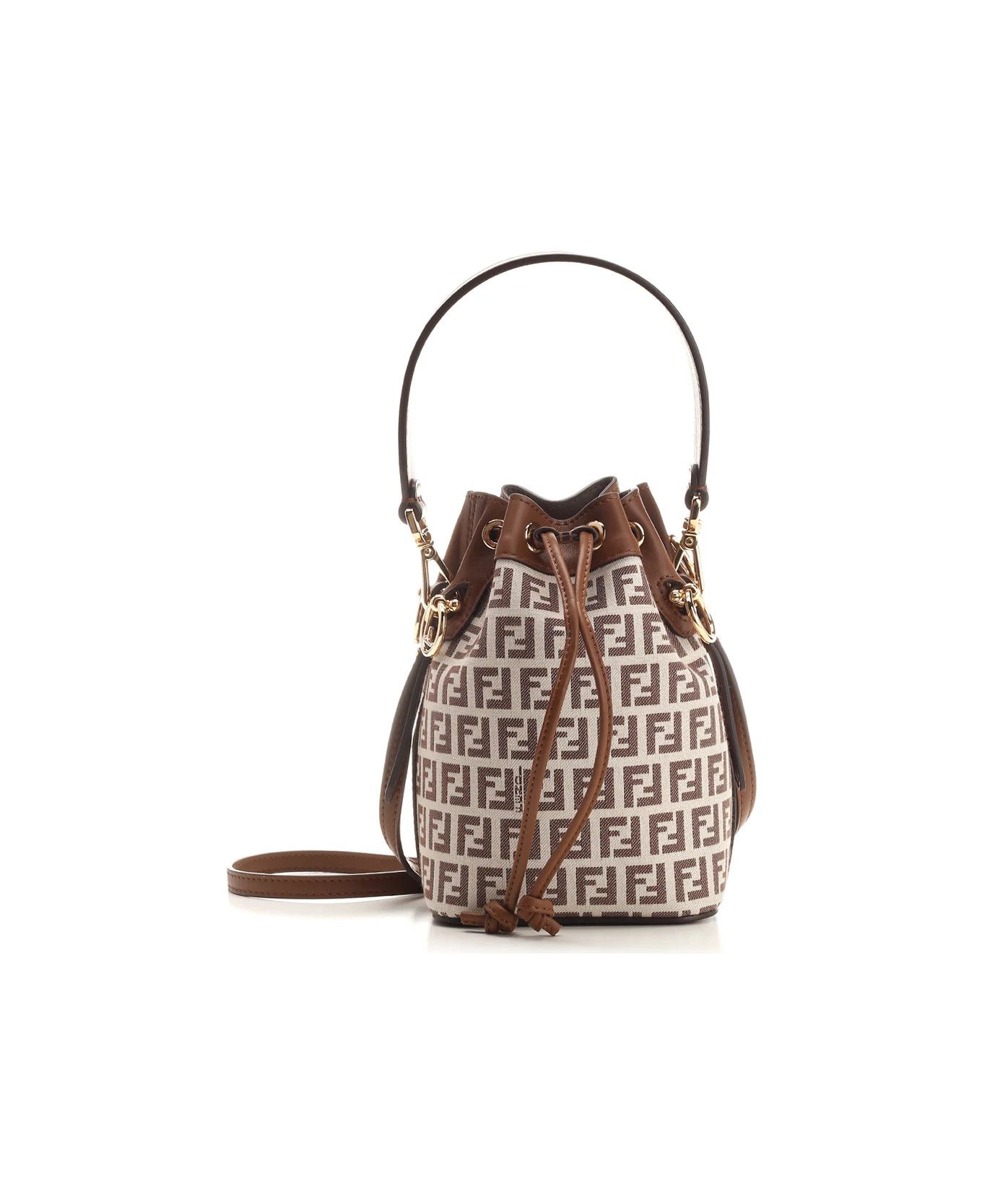 Fendi o1s1wg111225 Size: OS/Mon Tresor in Brown/White Size ONE SIZE - 1 Thumbnail