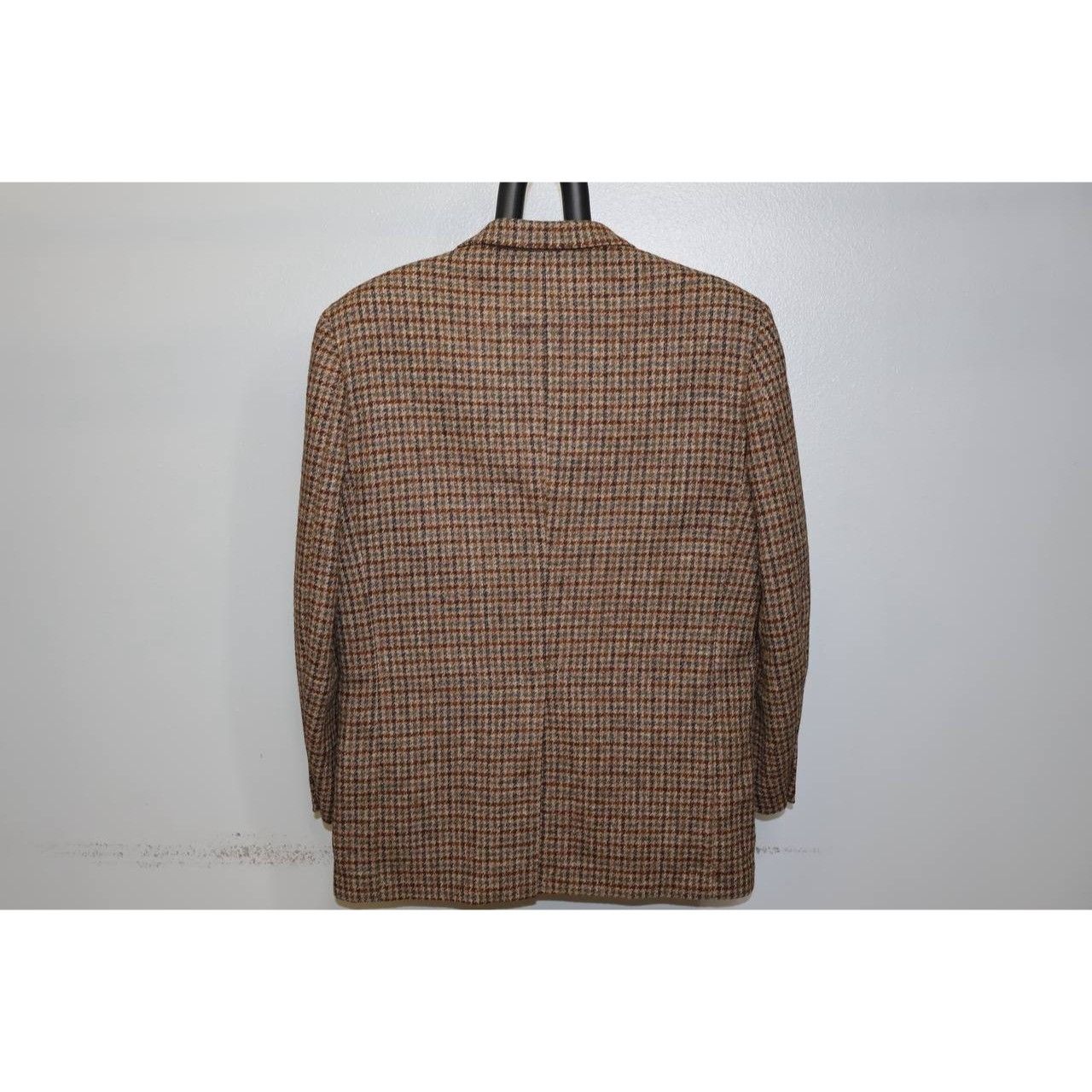 Harris Tweed Vintage Harris Tweed Lands End Blazer Brown Beige Wool Size 44R - 2 Thumbnail