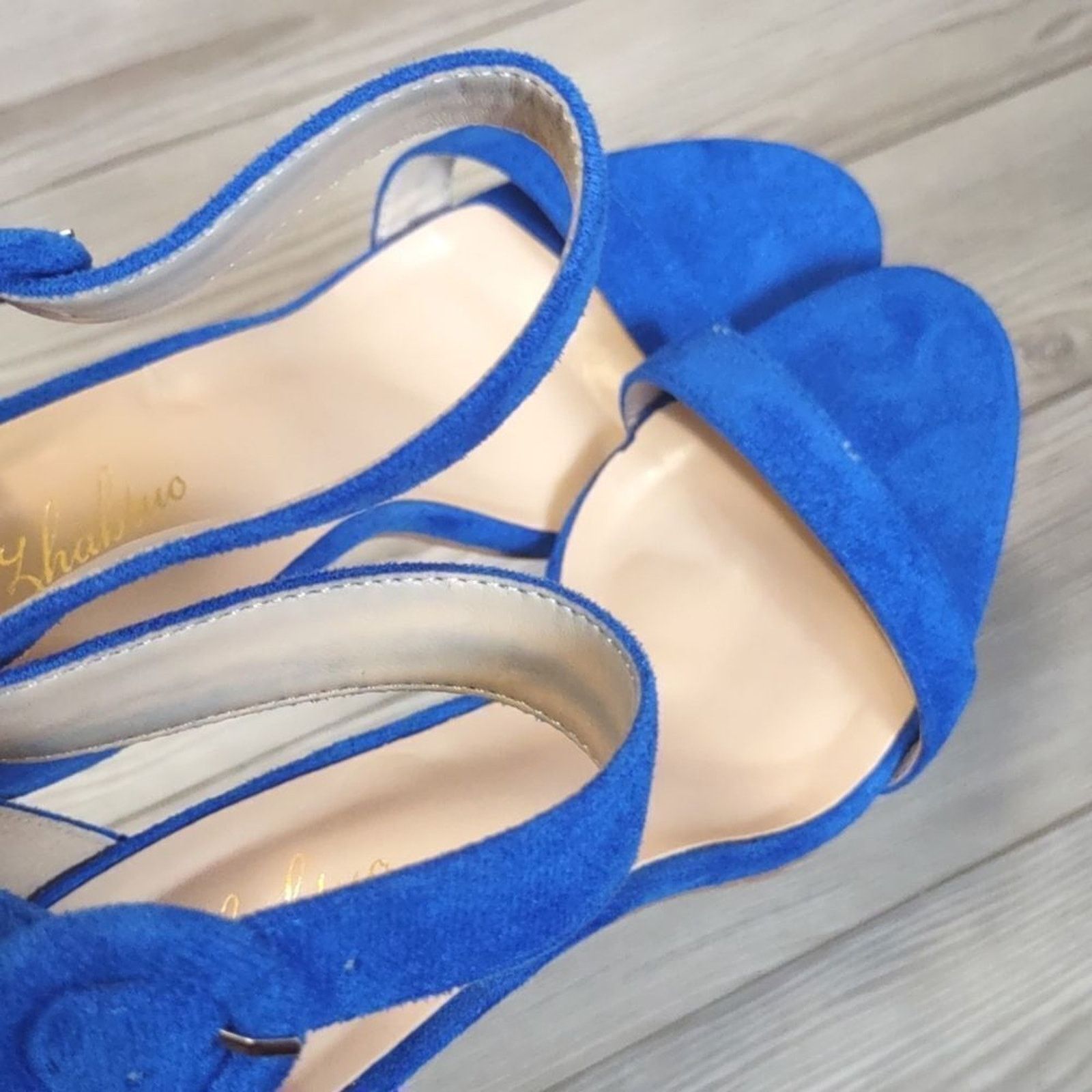 Other (75-2141) Women's BLUE Stiletto Heels Sz 10 Size US 10 / IT 40 - 6 Thumbnail