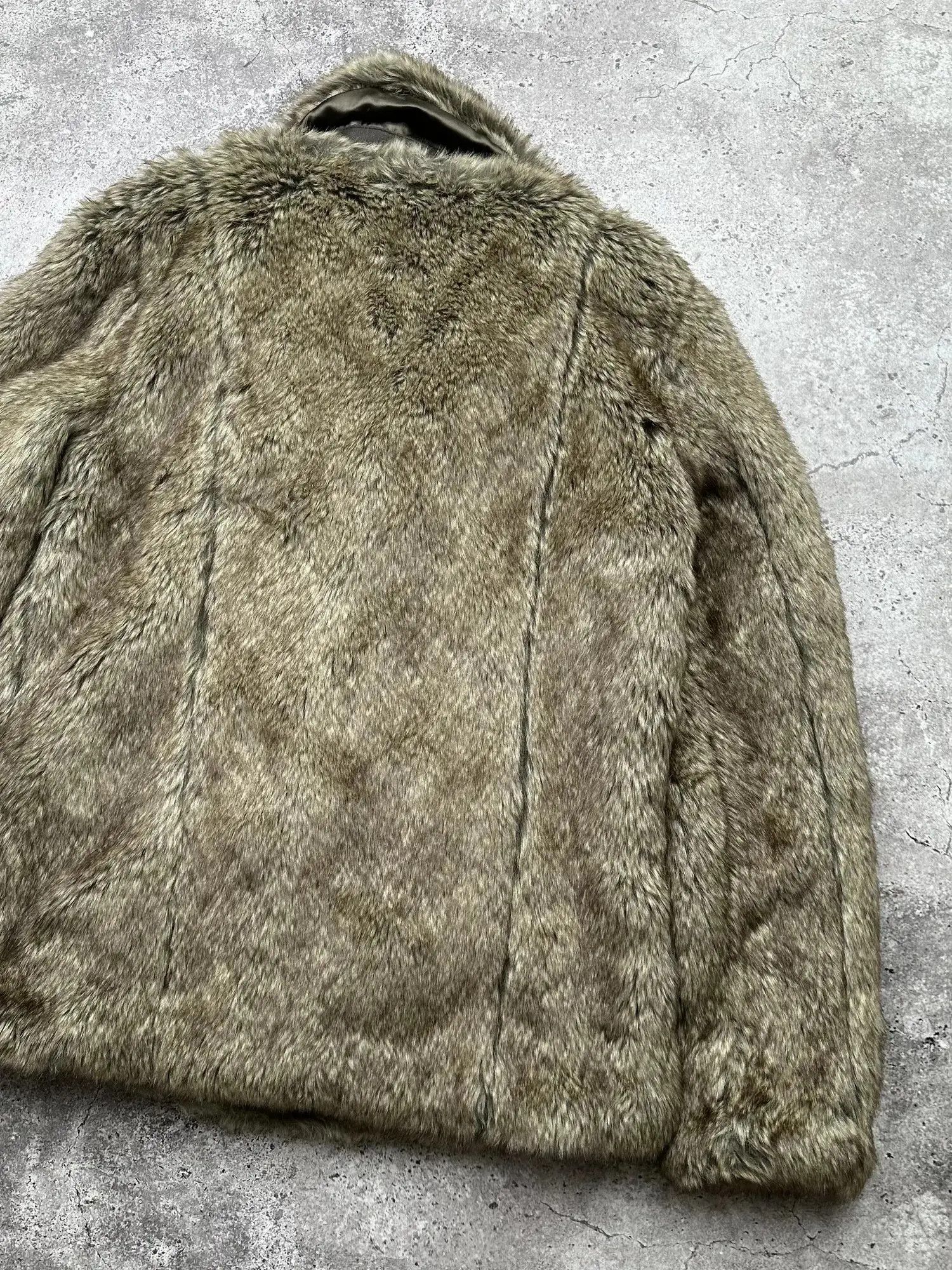 Vintage Vintage Faux Fur Coat C386(V112) Size S / US 4 / IT 40 - 8 Thumbnail