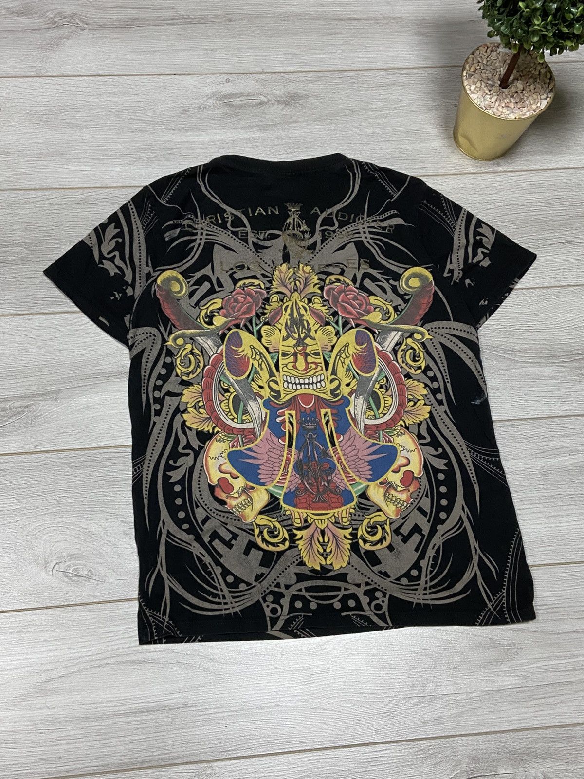 Ed Hardy Ed Hardy Aztec ☠️ vintage USA t-shirt Size US M / EU 48-50 / 2 - 11 Thumbnail