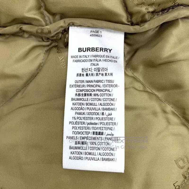 Burberry Burberry Brown Cotton Women's Puffer Jacket. Size XS / US 0-2 / IT 36-38 - 7 Thumbnail