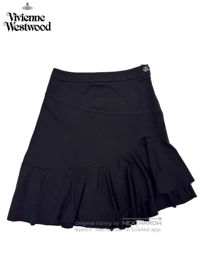 Vivienne Westwood size 1 Black Lotus Leaf Umbrella Skirt