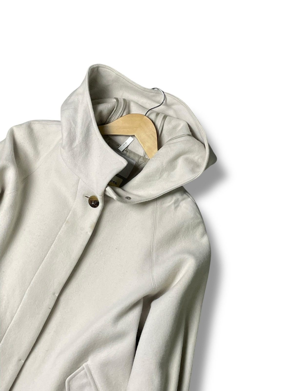 Japanese Brand × Vintage Framework Hamilton Lambswool Hooded Long Jacket(56) Size US M / EU 48-50 / 2 - 2 Thumbnail