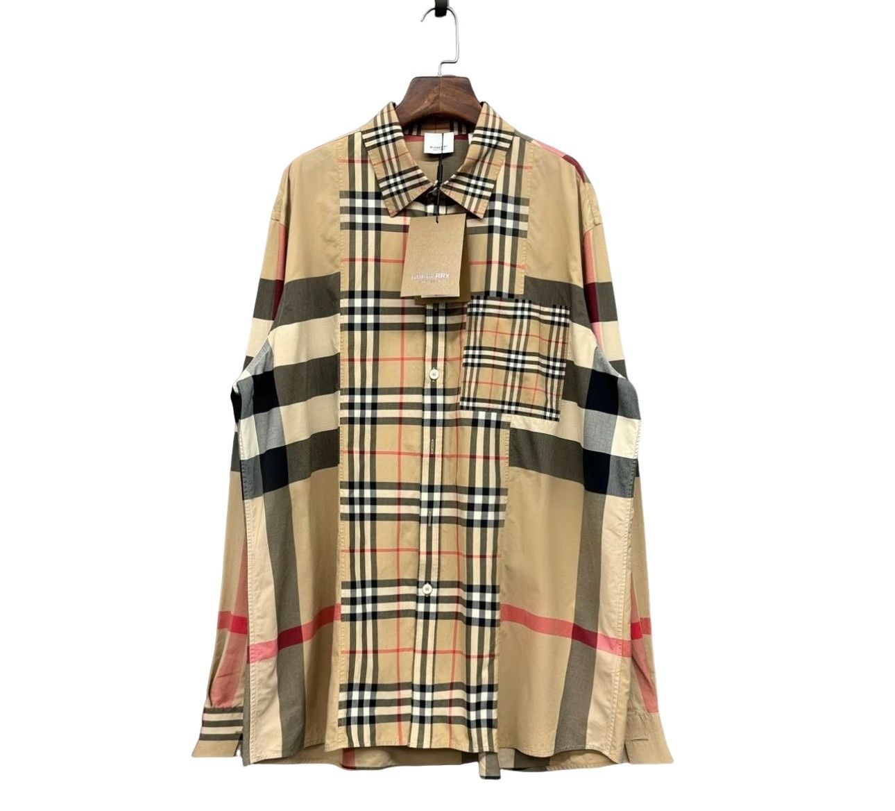 Burberry Burberry Patchwork Multi-Check Shirt XL Size US XL / EU 56 / 4 - 1 Thumbnail
