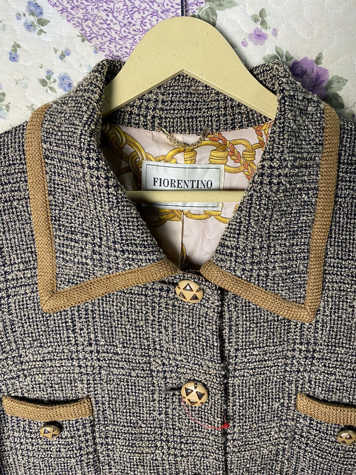 Handmade Vintage Handmande Cashmare & Wool Button Jacket Size US M / EU 48-50 / 2 - 9 Thumbnail