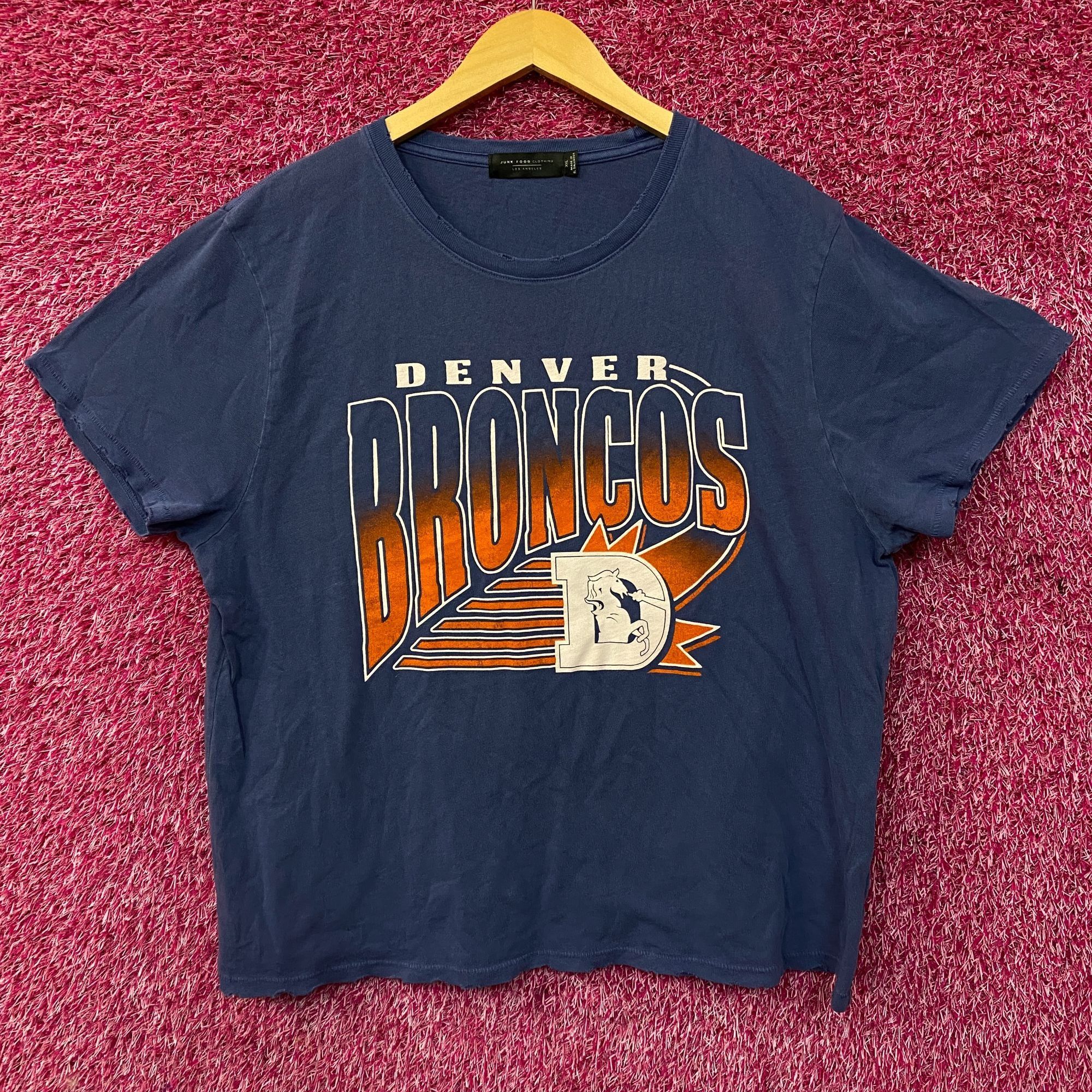 Junk Food Junk Food Clothing NFL Denver Broncos Chrome Retro Style T-S Size US XXL / EU 58 / 5 - 1 Thumbnail