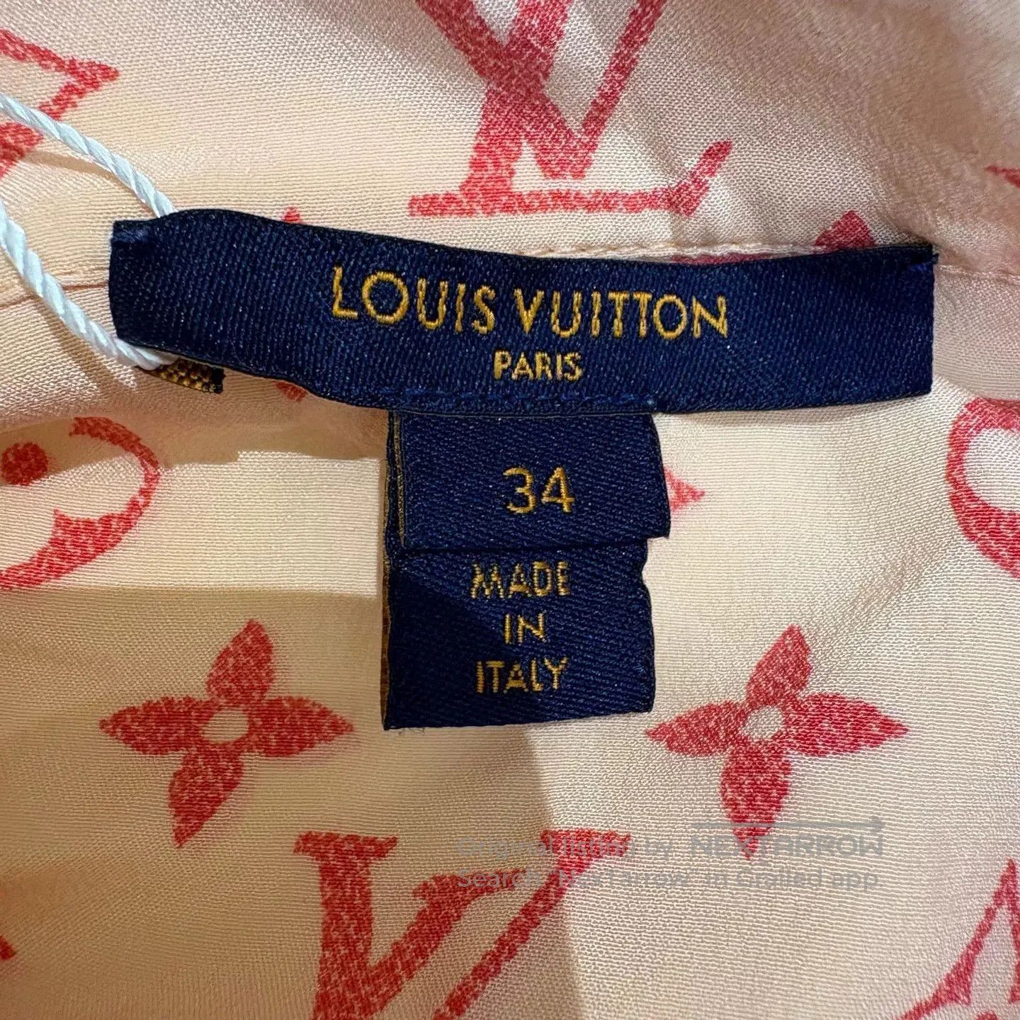 Louis Vuitton Louis Vuitton Silk Monogram Shirt. Size US XS / EU 42 / 0 - 7 Thumbnail