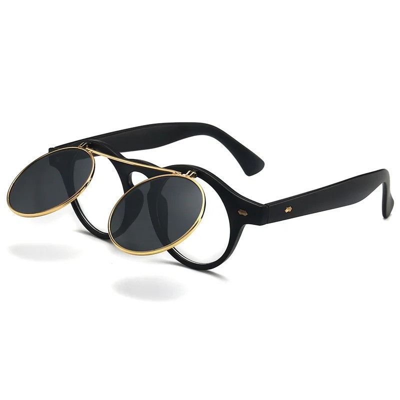 Vintage Retro Vault Circular Sunglasses Size ONE SIZE - 2 Thumbnail