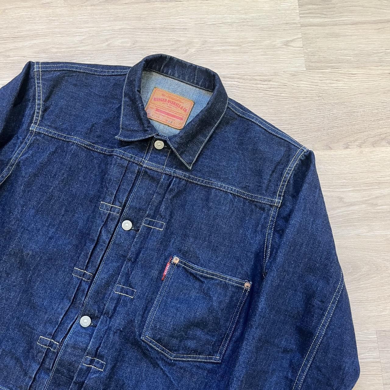Japanese Brand Vintage selvedge denim jacket buckle back Size US M / EU 48-50 / 2 - 2 Thumbnail