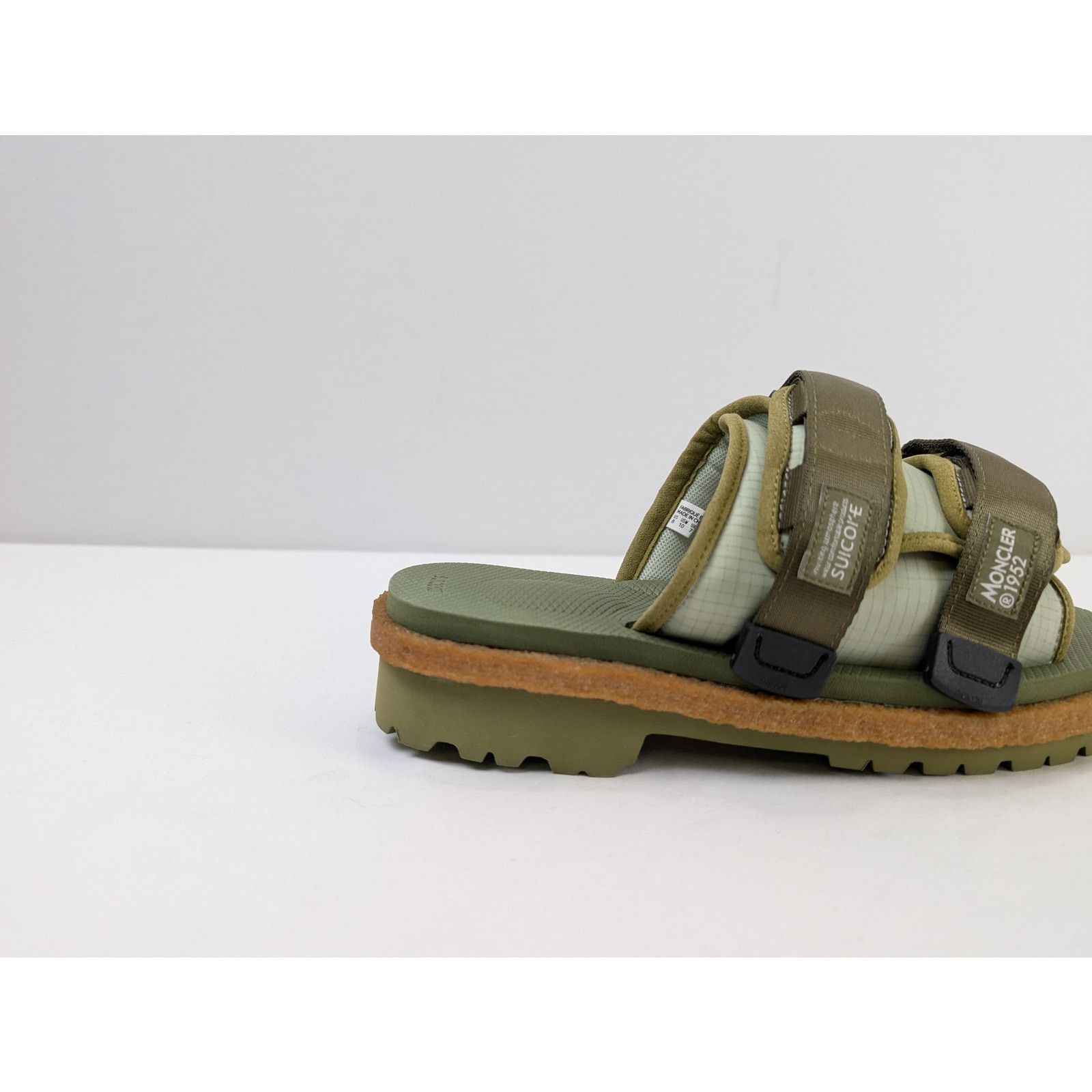 Moncler × Suicoke o1rshd1 Q:2 / Slide Slippers in Green Size US 8 / EU 41 - 5 Thumbnail