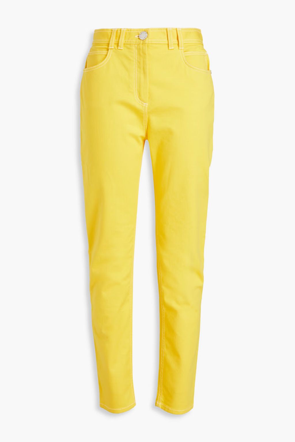 Balmain o1y0625 Denim Pant in Yellow Size 27" / US 4 / IT 40 - 1 Thumbnail