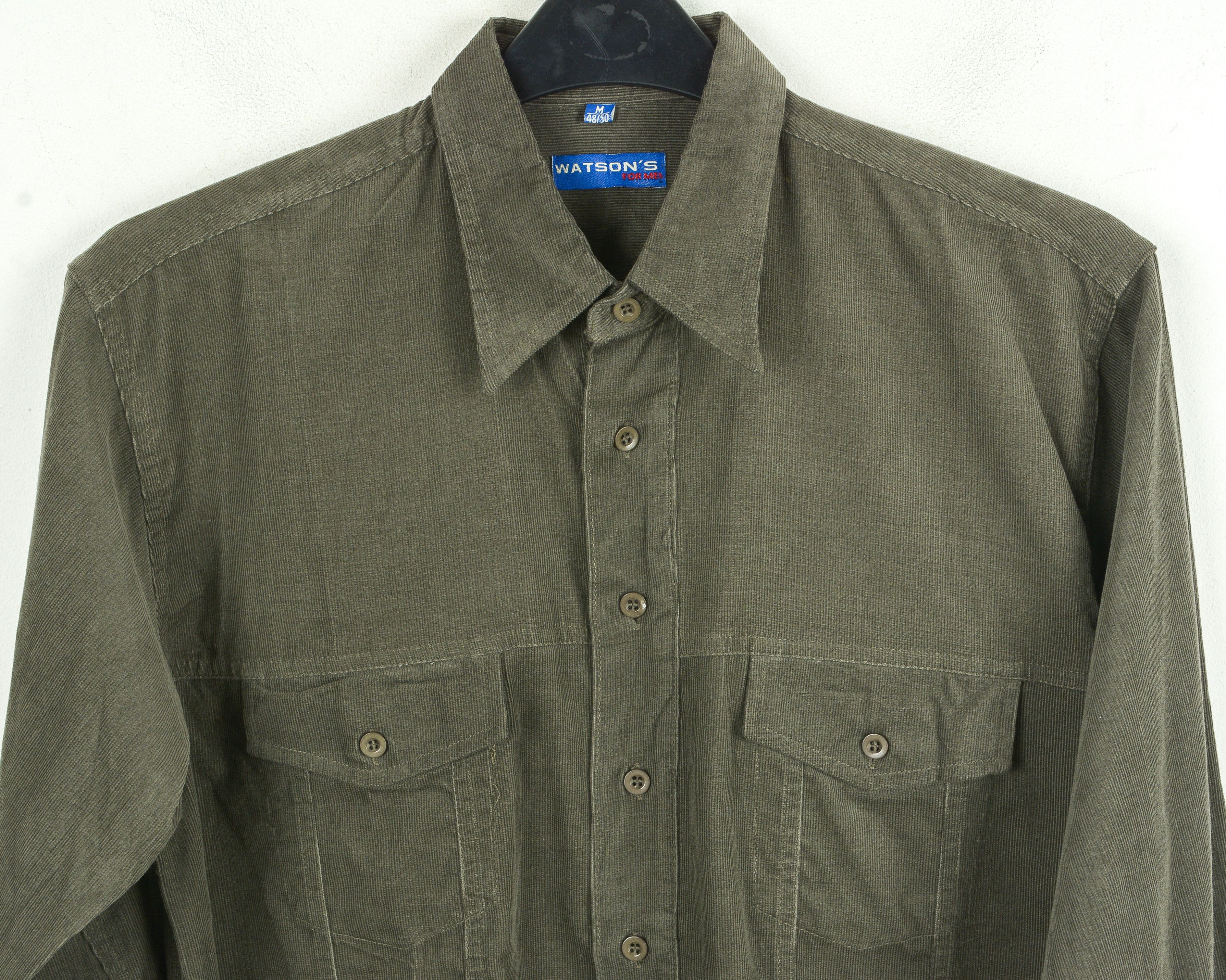 Other × Vintage Watsons M Shirt Long Sleeve Soft Corduroy Cords EU 48/50 Top Size US M / EU 48-50 / 2 - 6 Thumbnail