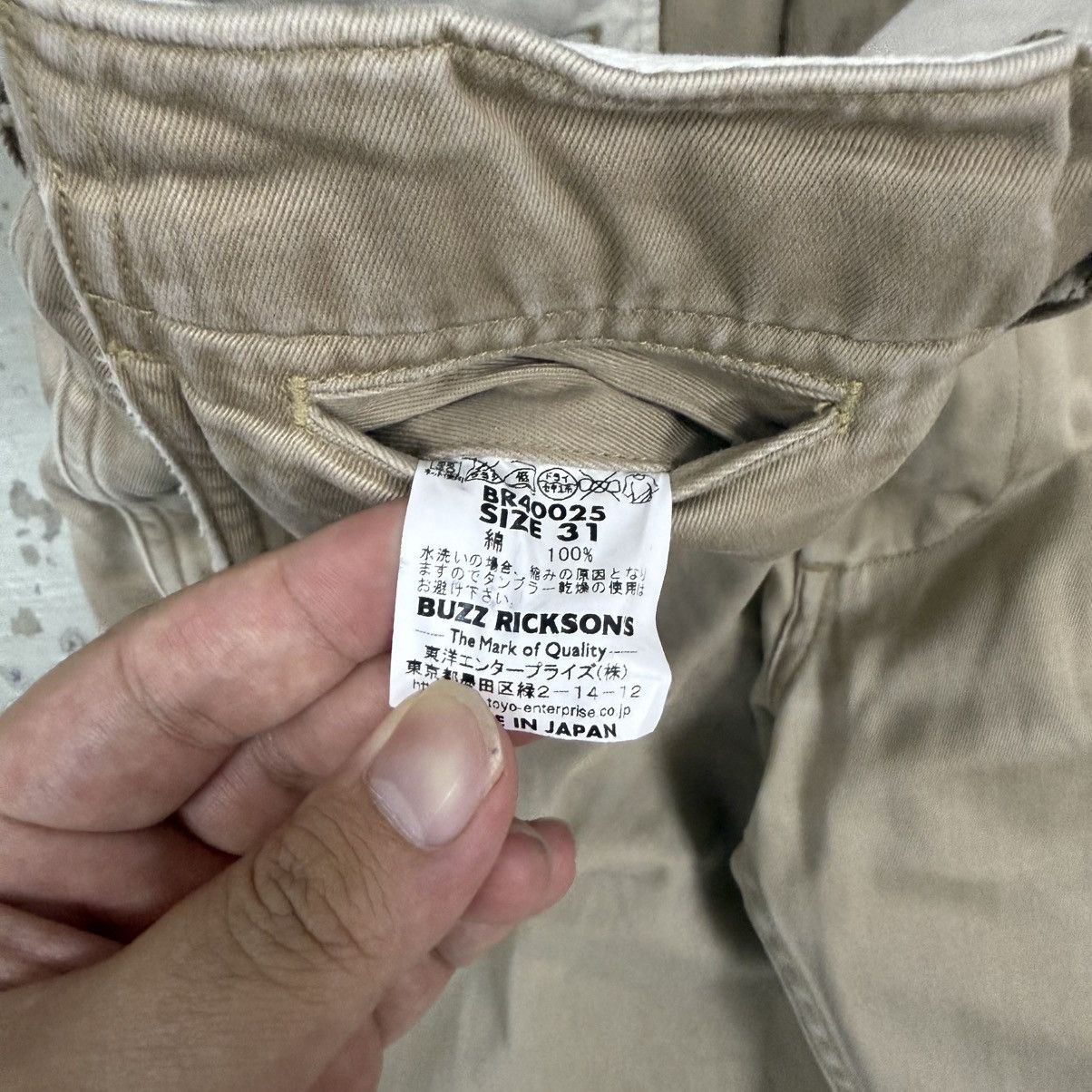 Buzz Rickson's Buzz Rickson Chinos Riders Pants Size US 31 - 6 Thumbnail