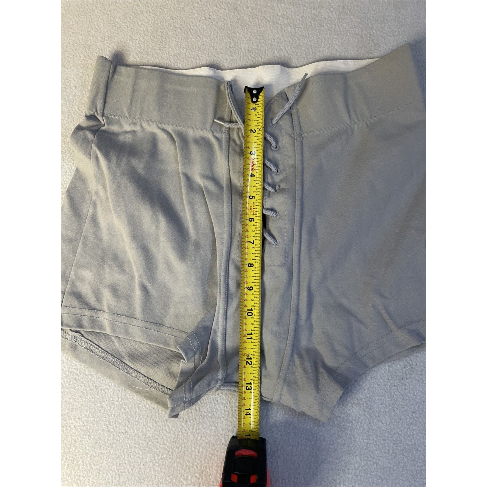 Other Vintage Lace Up Front Hot Pants Mens Large High Waisted Gray Size US 34 / EU 50 - 8 Thumbnail