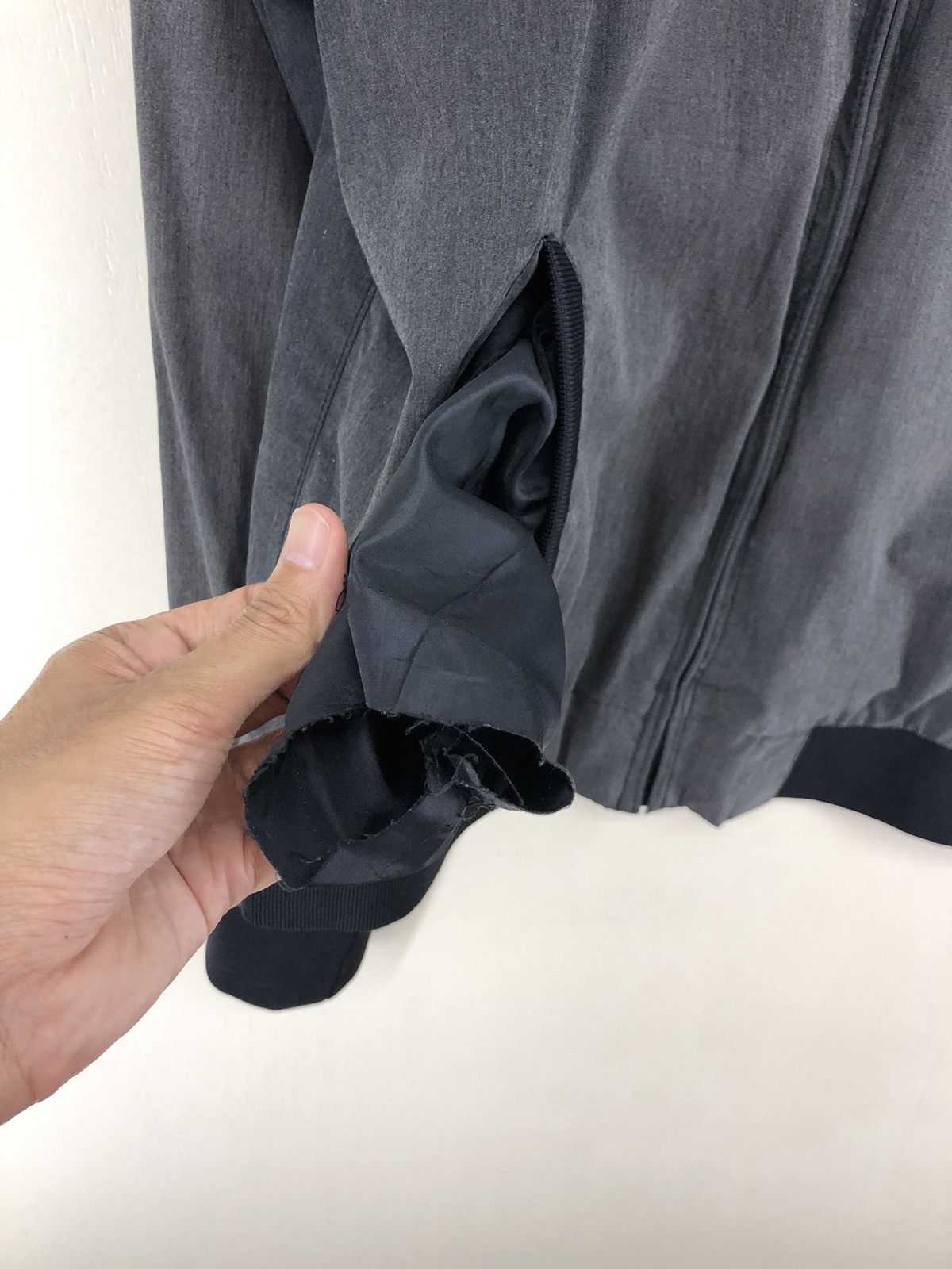 Members Only Members Only Faded Grey Racer Jacket Size US M / EU 48-50 / 2 - 10 Thumbnail