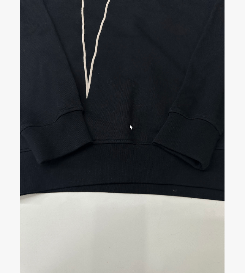 Champion × Rick Owens Rick Owens x Champion Black Logo Sweatshirt Men's M Size US M / EU 48-50 / 2 - 7 Thumbnail