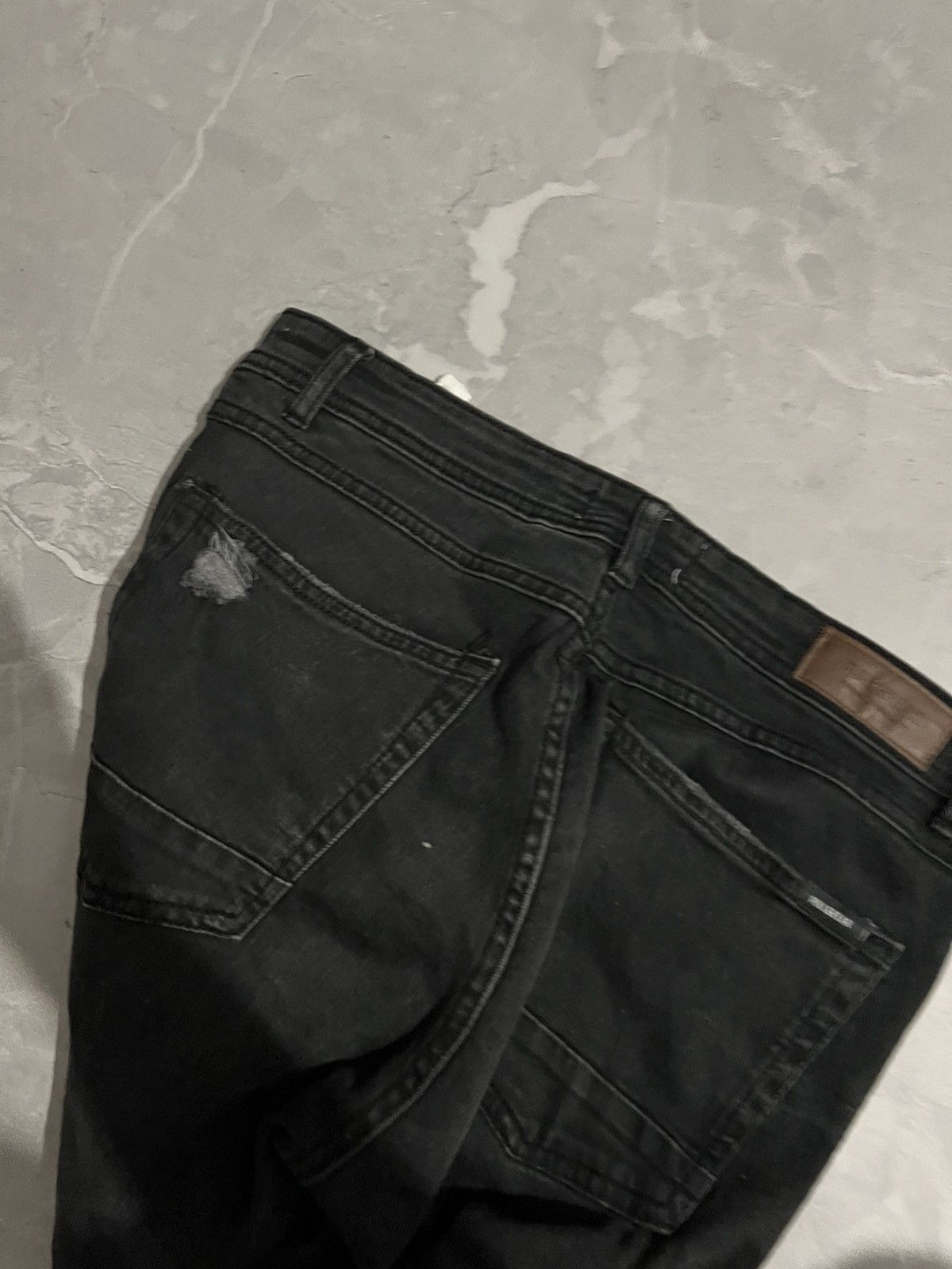Vintage Underground Skinny Faded Jeans / Balenciaga Style Archive Size US 31 - 8 Thumbnail