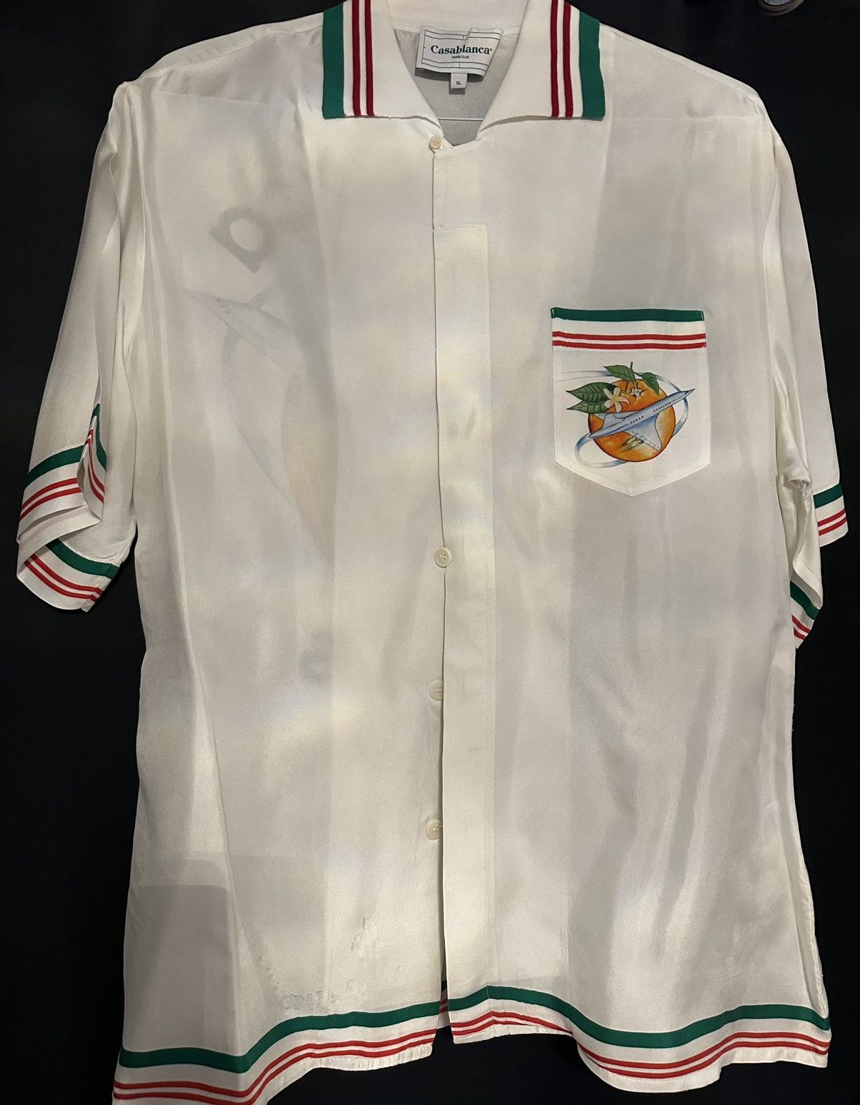 Casablanca Casablanca airways silk button up Size US XL / EU 56 / 4 - 1 Thumbnail