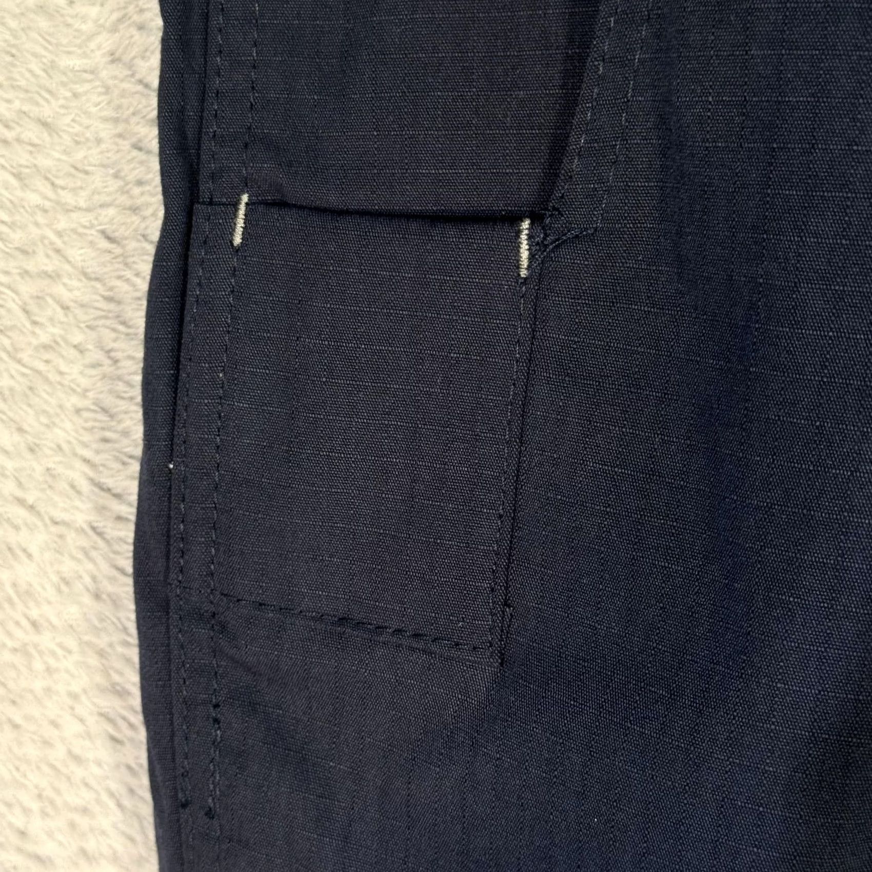 Carhartt VINTAGE Carhartt Pants Men 29x28 Navy Relaxed Fit Ripstop Workwear Zip Pocket Cargo Pocket Slim? No. Size US 29 - 4 Thumbnail