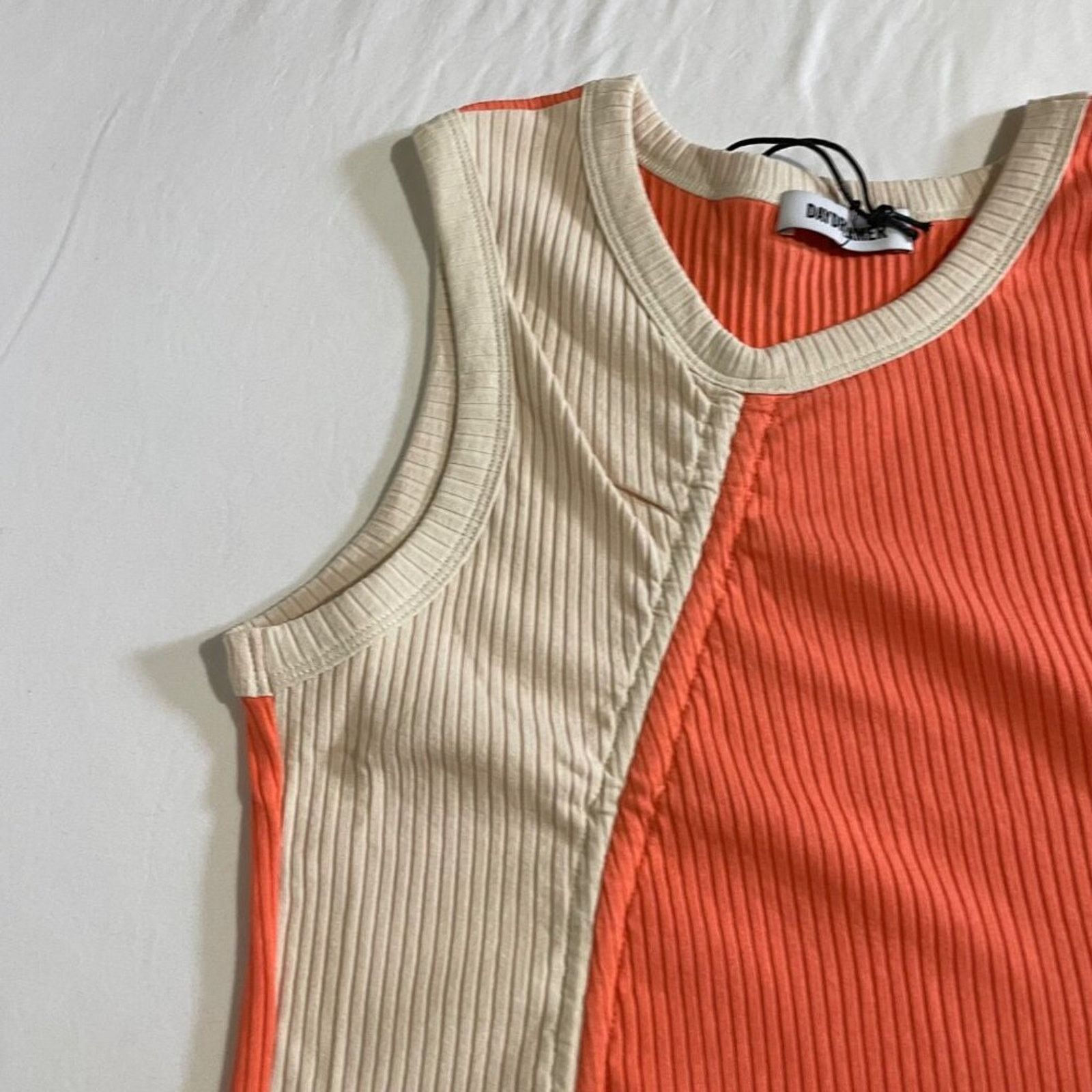 Daydreamer Daydreamer Women’s Backstage Ribbed Ruched New Tank XL Size XL / US 12-14 / IT 48-50 - 6 Thumbnail