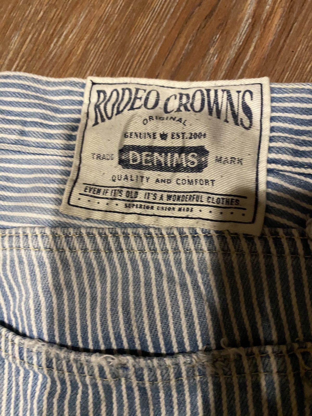 Japanese Brand Japan brand Rodeo crowns patchwork distressed Size US 29 - 6 Thumbnail