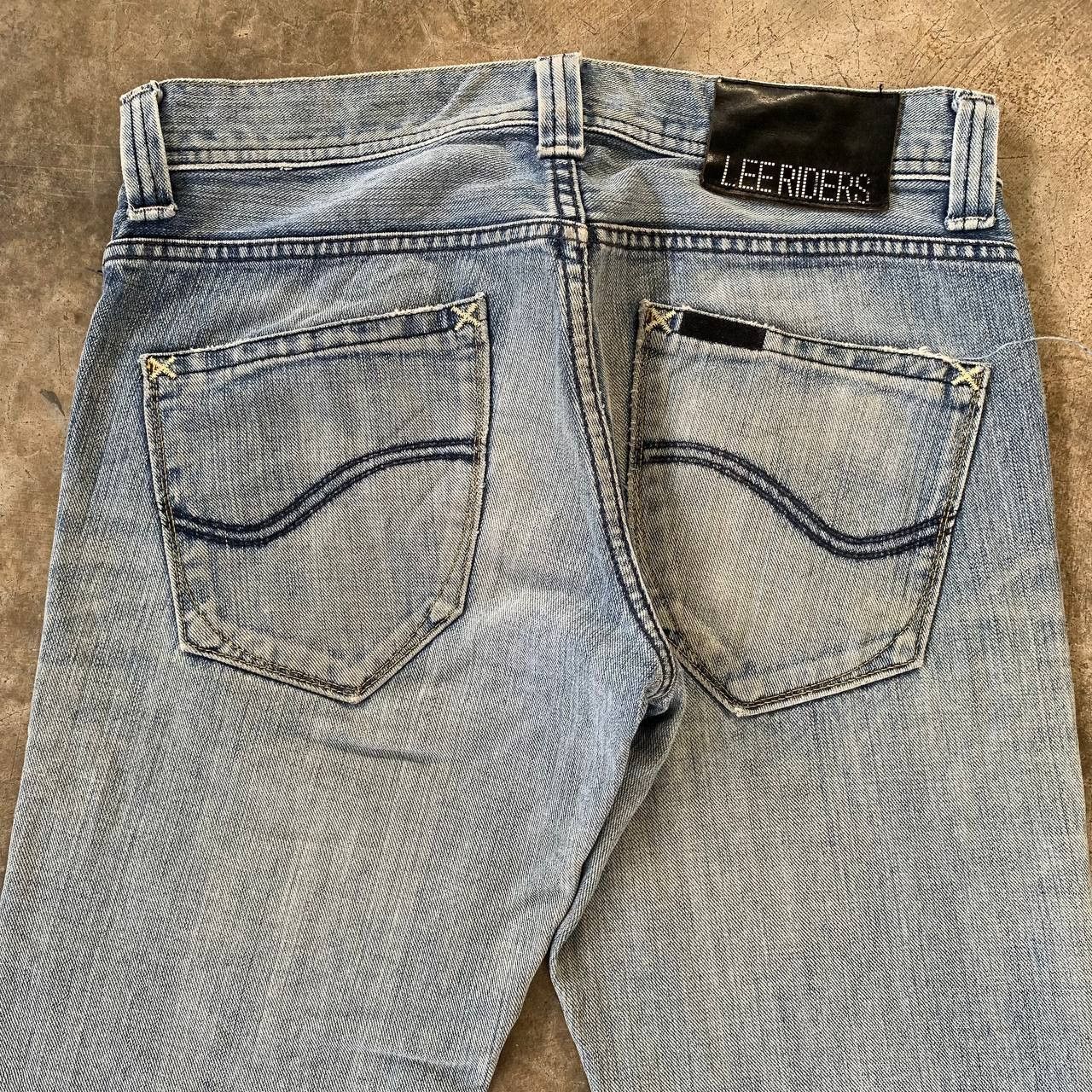 Lee Women Lee Riders Jeans Light Blue Wash Denim Size 32" / US 10 / IT 46 - 5 Thumbnail
