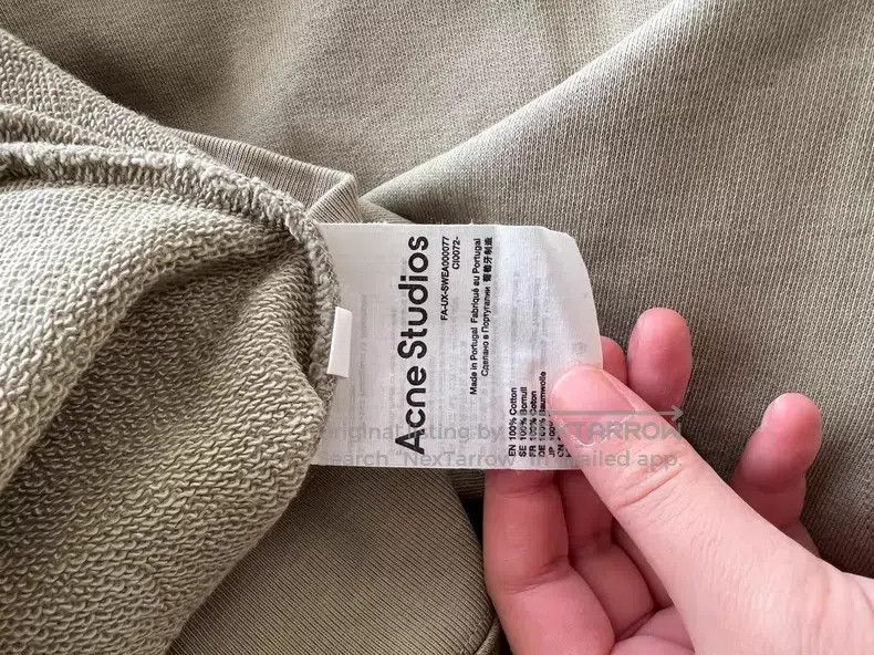 Acne Studios Acne Studios Green Sweatshirt Size M / US 6-8 / IT 42-44 - 4 Thumbnail