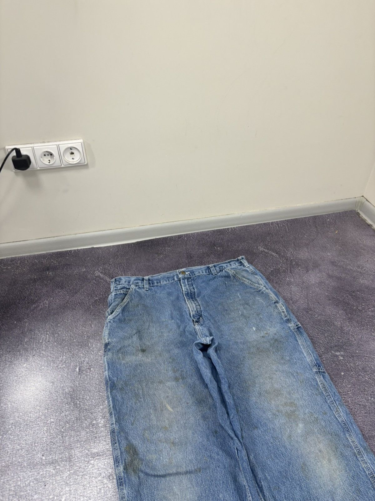 Carhartt Vintage Carhartt Loose Original Fit Hype Denim Baggy Jeans Size US 38 / EU 54 - 11 Thumbnail