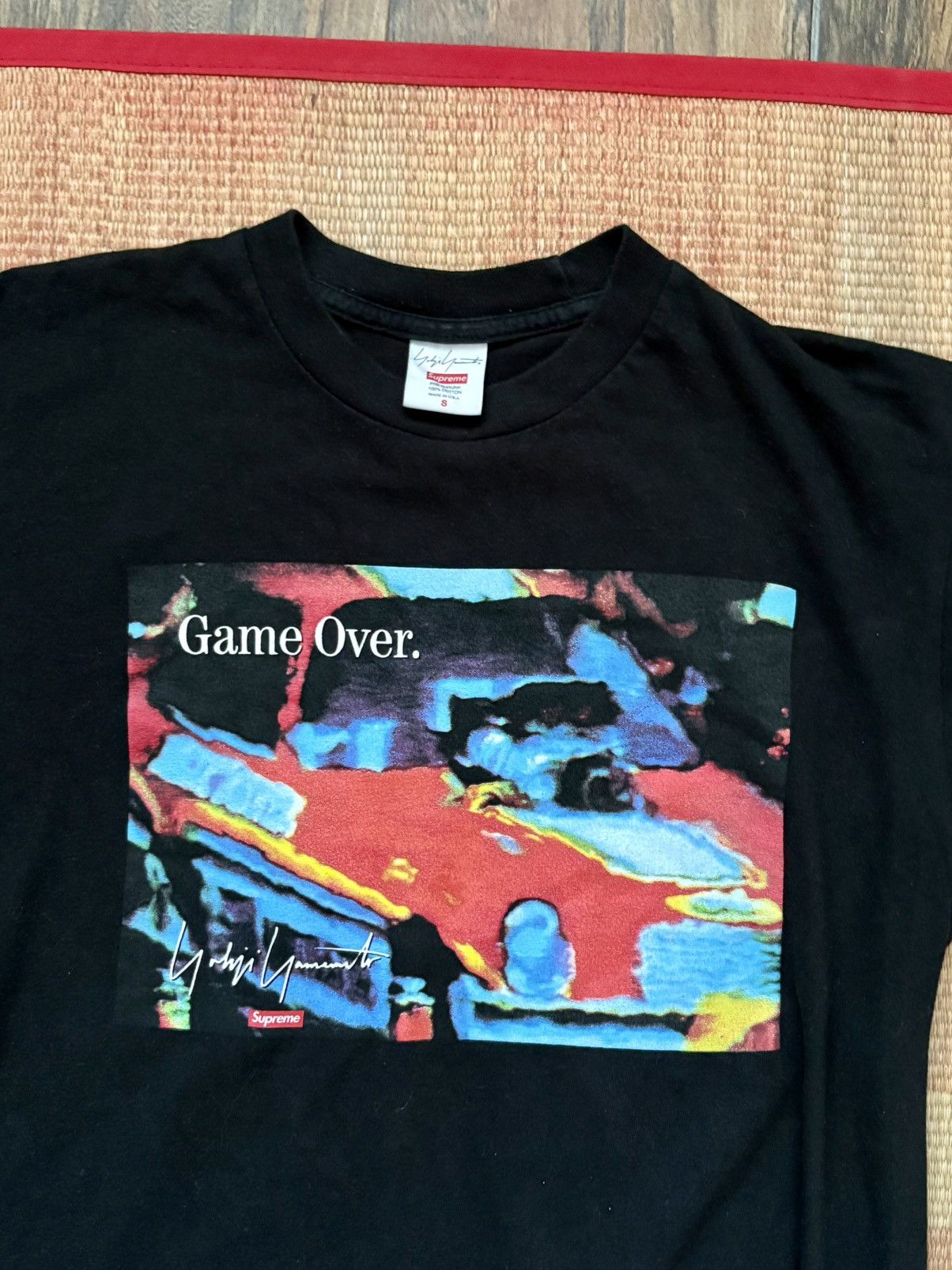 Supreme × Yohji Yamamoto Supreme x Yohji Yamamoto 20AW Game Over Tee Size S Black Size US S / EU 44-46 / 1 - 7 Thumbnail