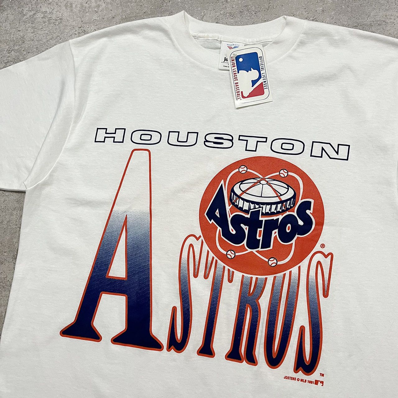 MLB × Vintage DEADSTOCK 90s MLB HOUSTON ASTROS 1991 JOSTENS T-SHIRT Size US L / EU 52-54 / 3 - 2 Thumbnail
