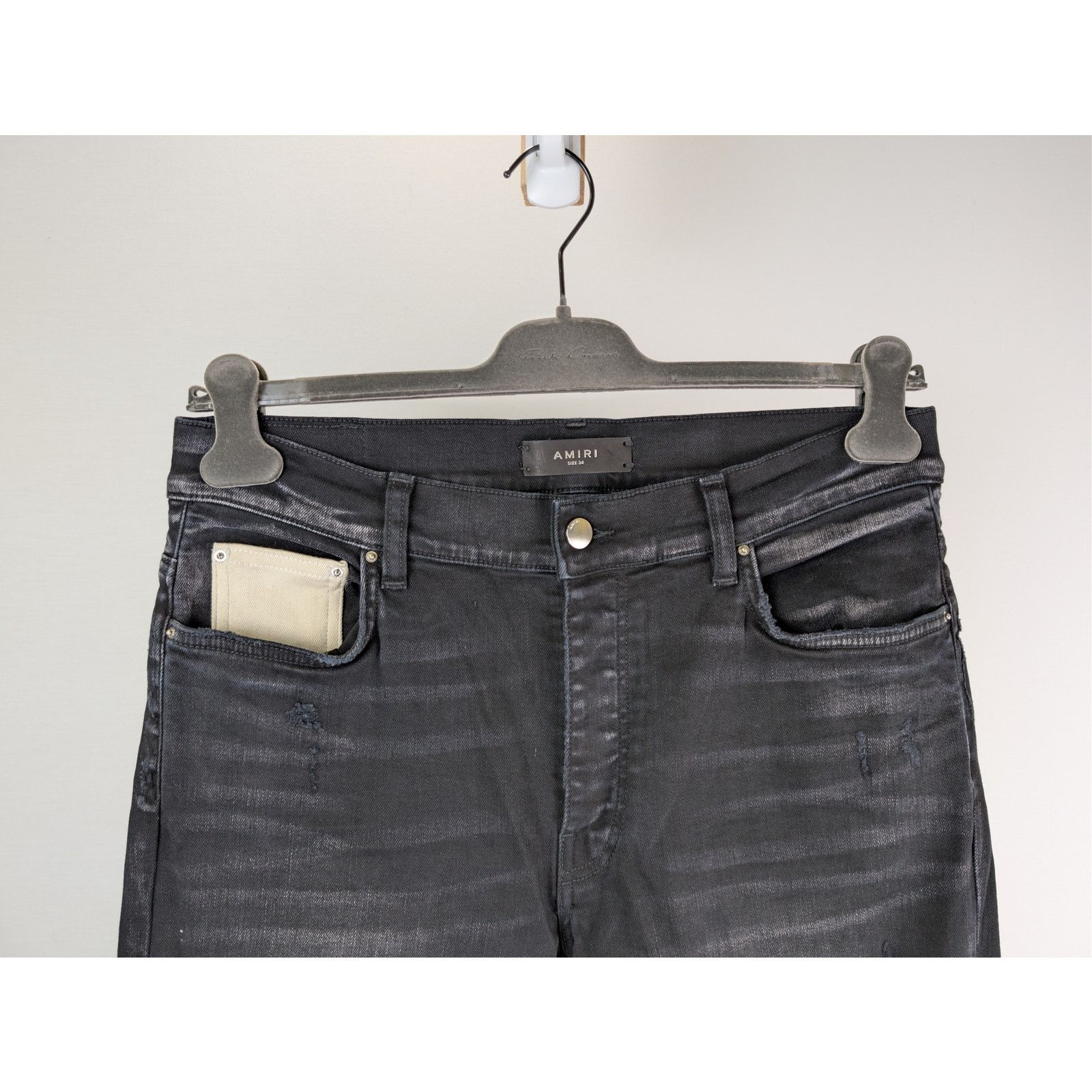 Amiri o1rshd1 Q:2 / Wes Lang Reaper Logo Jean in Aged Black Size US 36 / EU 52 - 3 Thumbnail