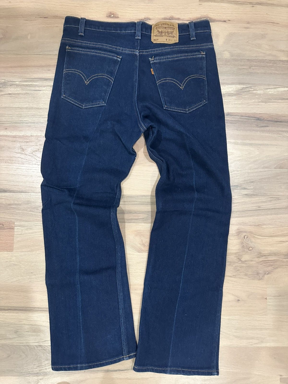 Levi's Vintage 90s Levis Orange Tab 517 Poly Cotton Bootcut 34x29 Size US 34 / EU 50 - 8 Thumbnail